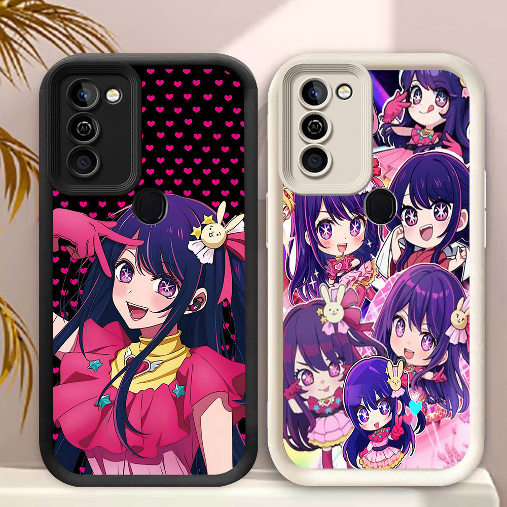 C-1 Oshi no Ko Hitam Putih Casing untuk Infinix Smart 10 6 5 Plus