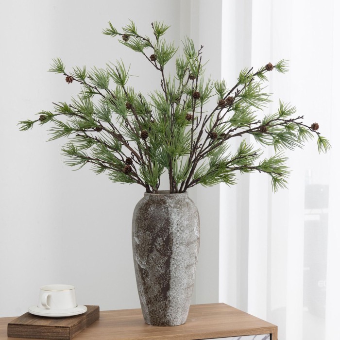 Simulated Cypress Branches, Pine Branches, Thuja Cypress Branches, Dragon Cypress Branches, Flower