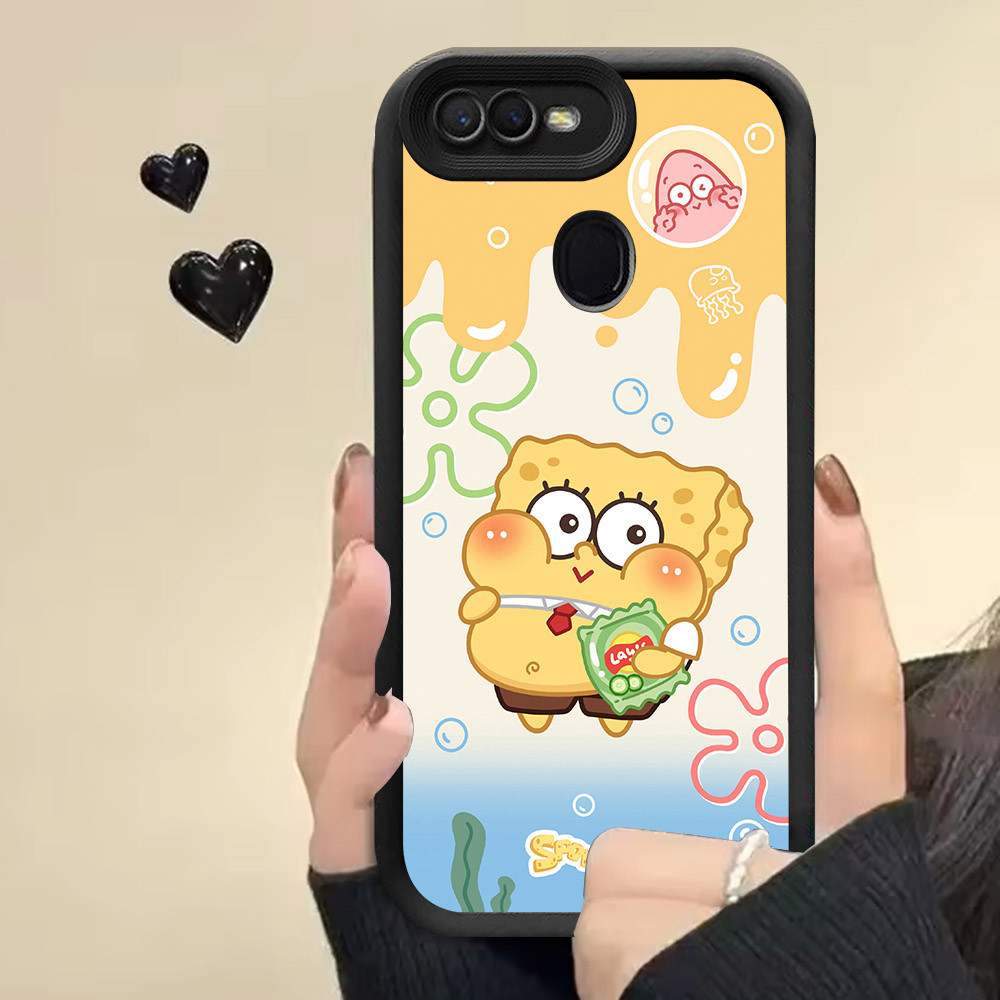 Casing untuk OPPO F9 Pro F7 A11K A12s F5 A12 A5S A7 Case RR6 SpongeBob