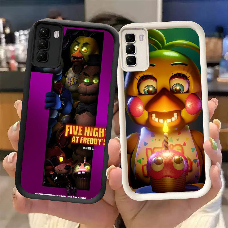 YW-24 FNAF Casing ponsel tipis Infinix HOT Note 60i 30 60 50 Infi GT 50X 50S 40i Pro Plus 5G