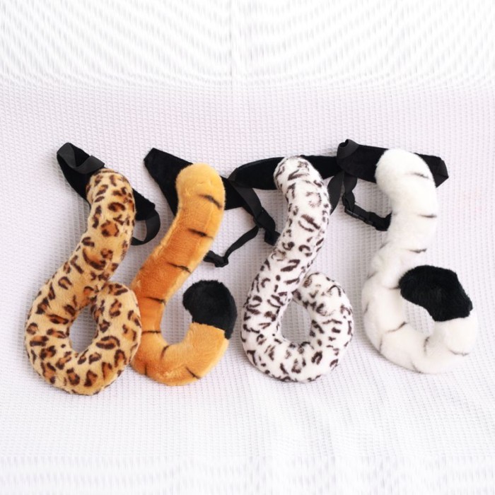 Kebun Binatang Ekor Harimau Ekor Macan Tutul Harimau Macan Tutul Ikat Kepala Mainan Mewah Alat Perag