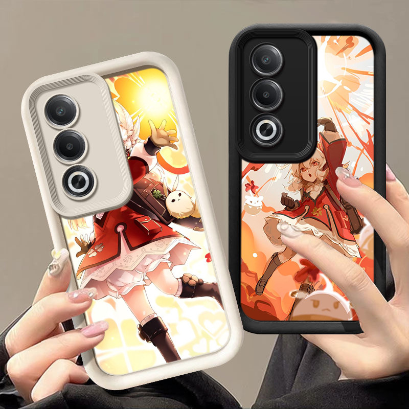 HA35 Genshin Impact game Klee Untuk Vivo Casing hp Softcase Silikon Kasing untuk Vivo Y100 Y22 Y22s 