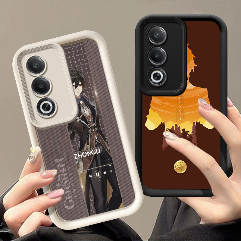 HA60 Genshin Impact Zhongli Untuk Vivo Casing hp Softcase Silikon Kasing untuk Vivo Y100 Y22 Y22s Y2