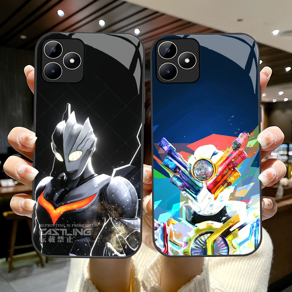 SM-21 Ultraman HD Glass Casing HP Realme 7i C67 C31 C55 C53 C33 C35 C17 GT 6 Narzo N53 50A Prime
