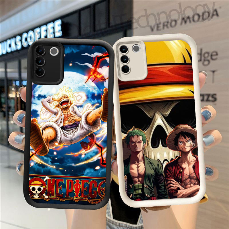 US-35 Lu-ffy fans Silikon lembut Casing untuk VIVO Y100 V27 Y200e V27E V29E V29 Y21D Pro