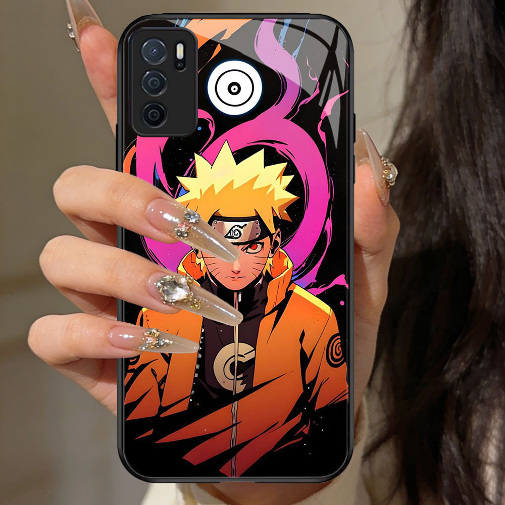 TT-64 Naruto _l Casing hp kaca OPPO Reno A16S 4F A16K F19S A16 F19 A16E A95 4 F17 A74 A93 6 A54S Lit
