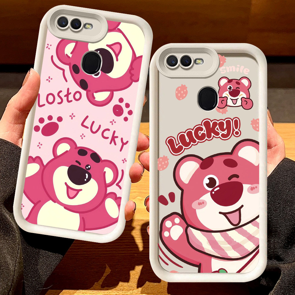 G-30 Lotso Casing untuk OPPO A11K F9 Pro A7 F7 A12 A5S F5 A12s Hitam dan putih