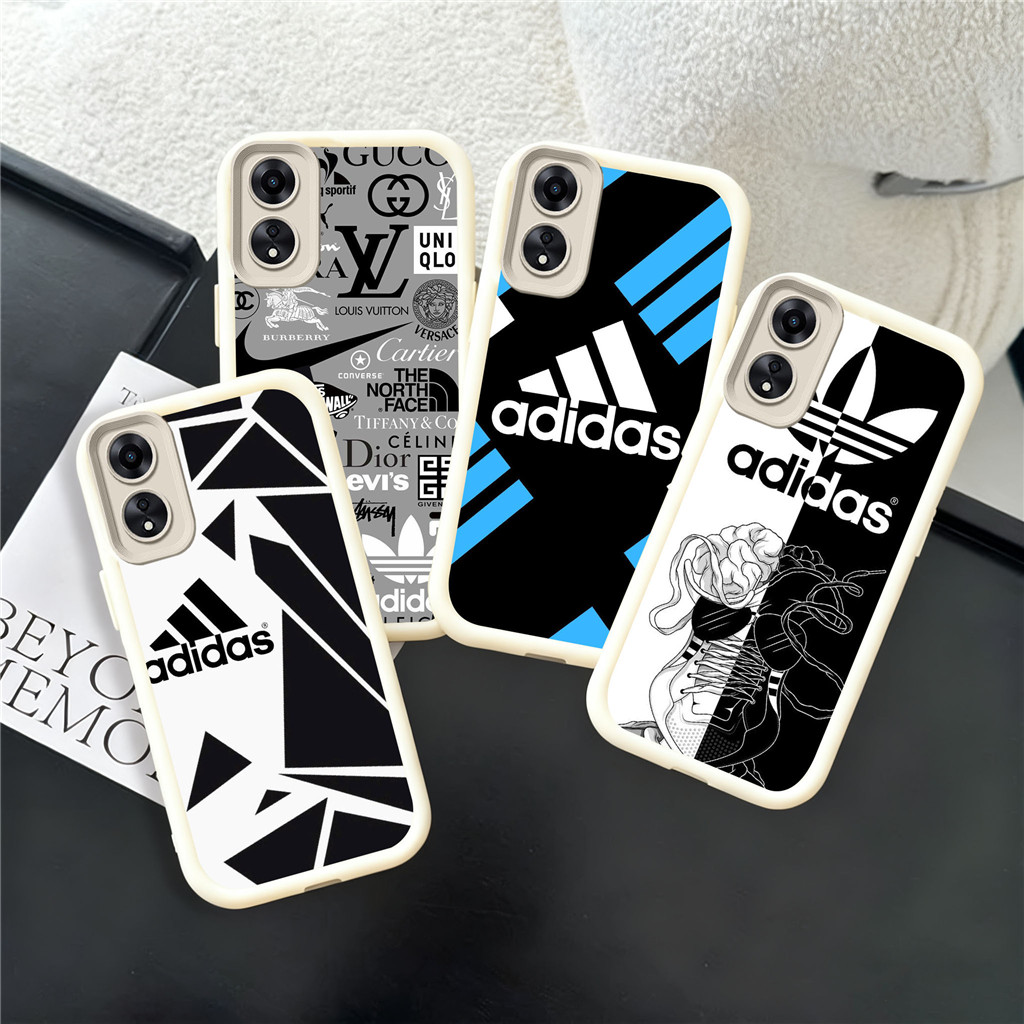 WB1 A-adidas Casing untuk Hp Plating OPPO A78 A91 A74 A77s A9 A93 A77 A76 A92 2020 5G TPU material
