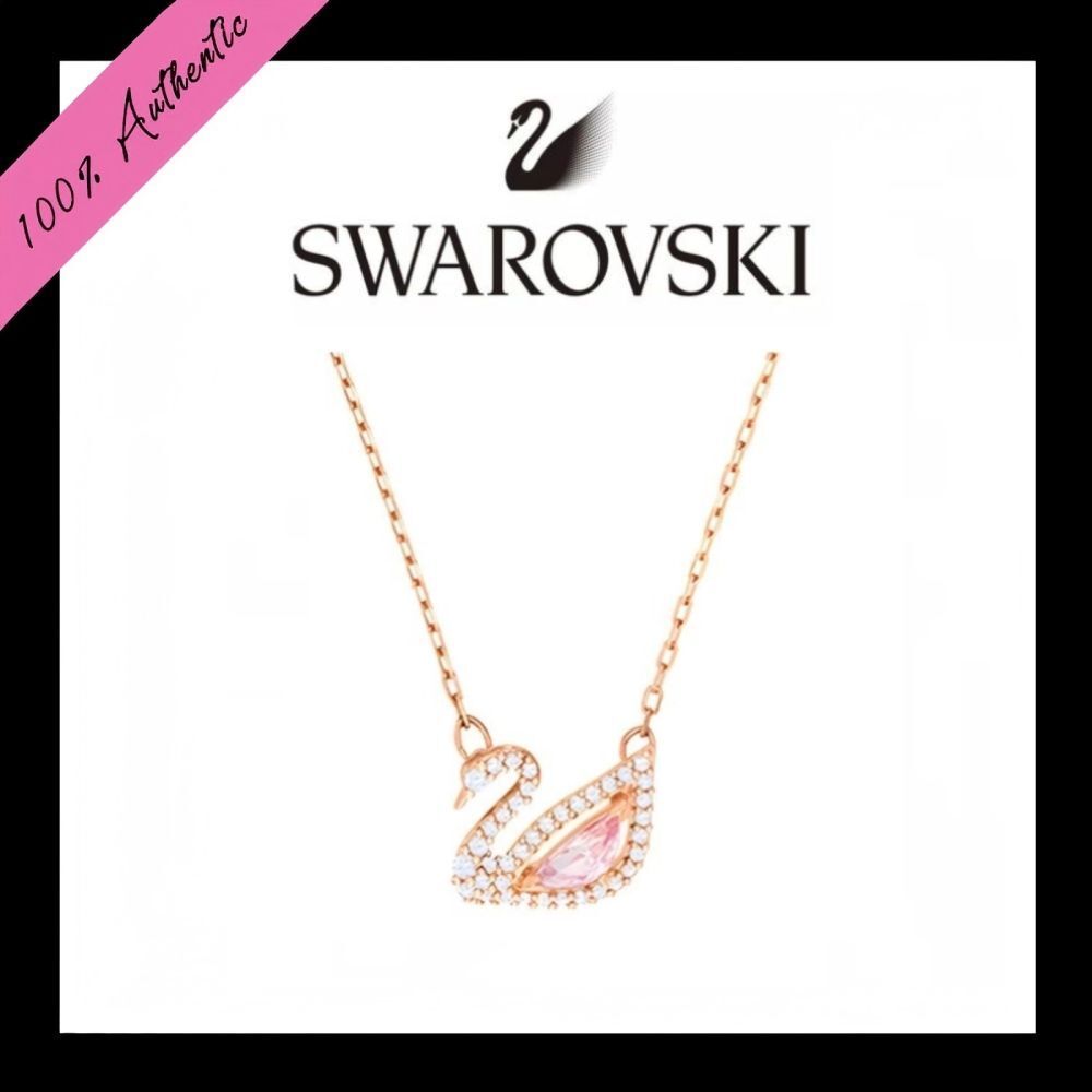 Perhiasan Swarovski Dazzling Swan Necklace Women's Swan Pendant With Chain Women's Necklace