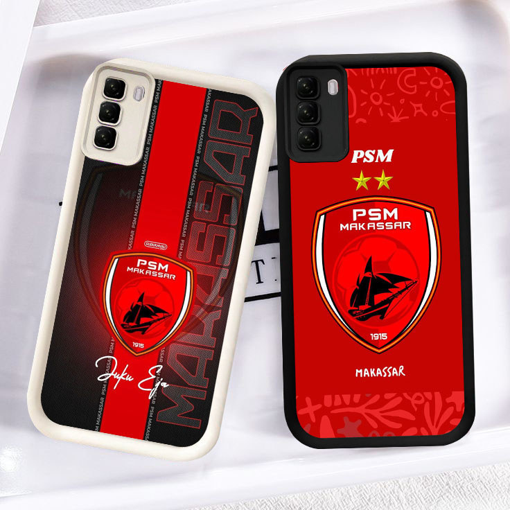 YE-48 PSM Makassar Silicone Casing untuk Infinix HOT Note 40i 50X 60i 50S 50 Infi GT 30 60 Pro Plus 