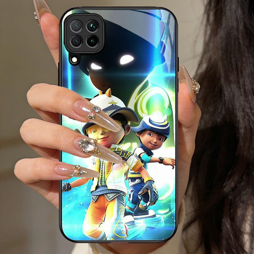 TT-15 Lucu Boboiboy Casing hp kaca Samsung A12 A22 M12 M32 5G