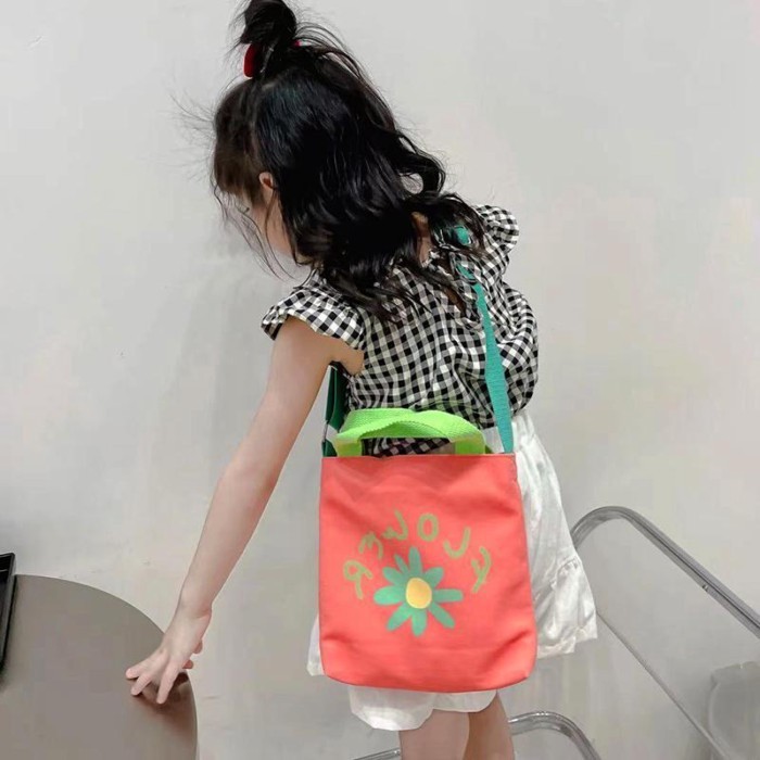 Tas Anak Perempuan Tas Selempang Anak Laki-laki Gaya Korea Tas Bahu Kecil Bayi Laki-laki Dompet Koin