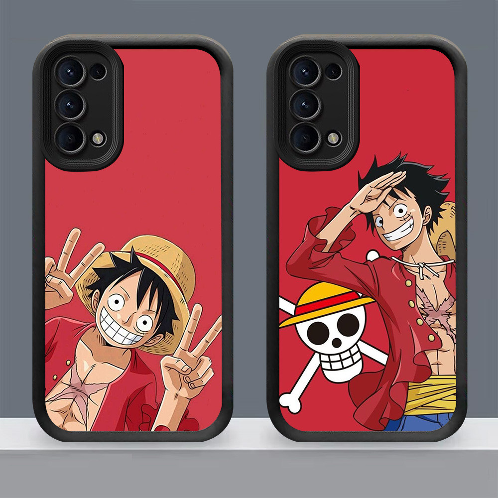 N-60 One Piece Luffy Soft Casing untuk OPPO F19 A52 A72 A95 F19s A92