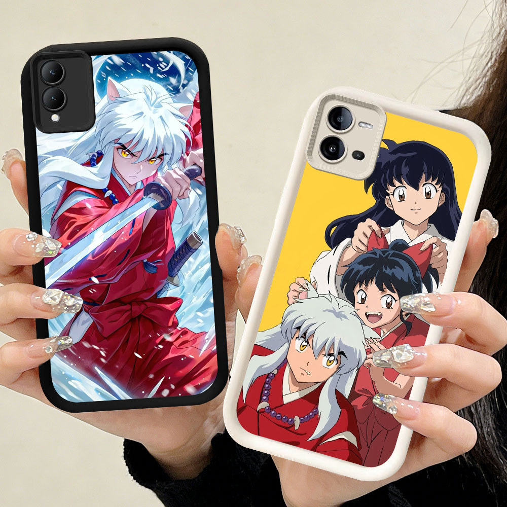 RR-10 Inuyasha Casing ponsel tipis VIVO V25E Y27 Y36 Y27s Y28s Y18i Y18 V25 Y03t Y03