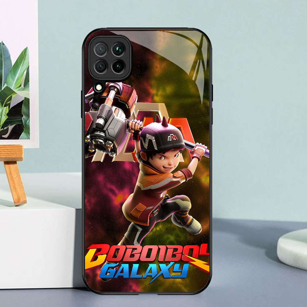 YE-6 Boboiboy Casing ponsel kaca tempered Samsung A12 A22 M12 M32 5G
