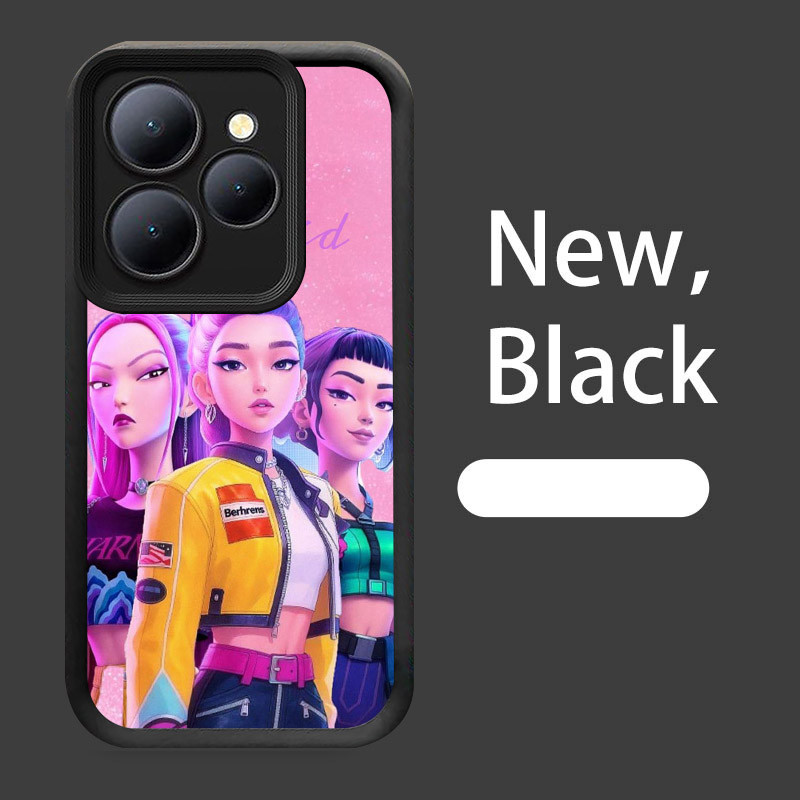 Case Casing untuk Realme Note 70T 15T 5G 70 50 60 W-19 K-POP Demon Hunters