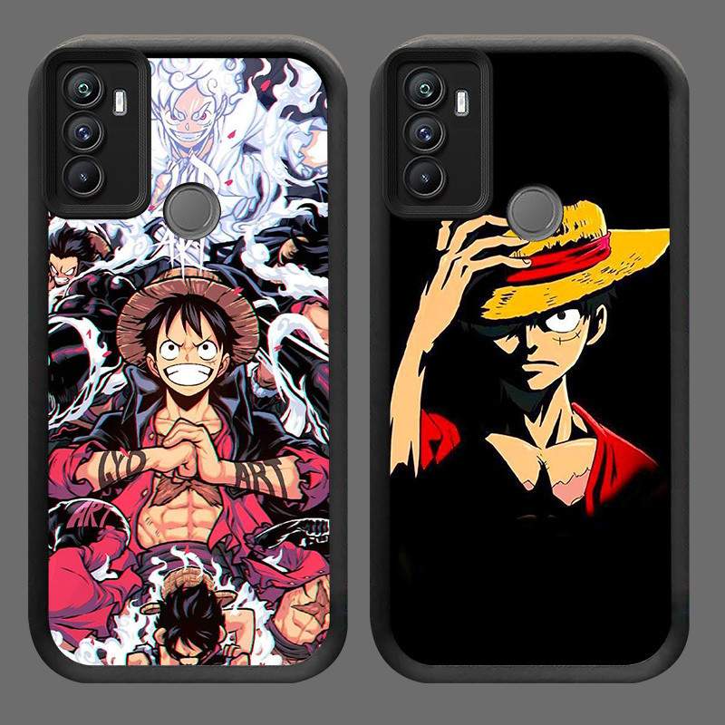 U-34 One Piece Luffy Casing untuk OPPO A53 A53S A33 Kasus Pelindung
