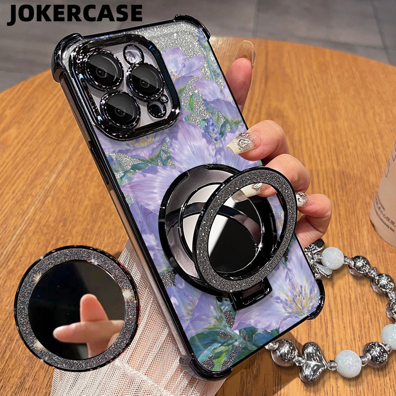 Case Realme 5i C17 C63 Note 60 C71 C75 Braket Cermin Untuk Case Realme 7i C2 C11 C20 C53 Glitter Car