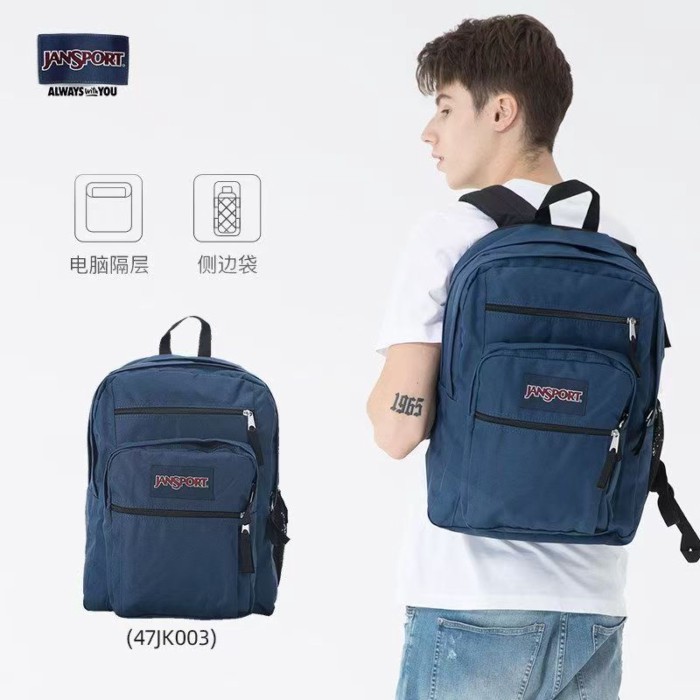 Jansport Backpack Ransel Komputer Multifungsi Anak Laki-laki Ransel Mendaki Gunung Kapasitas Besar T