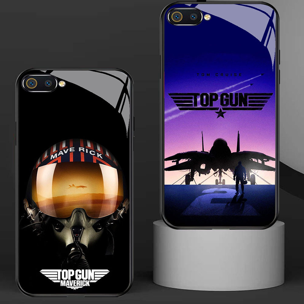 KD-96 Top Gun HD Glass Casing untuk Realme C1 C2 C2s OPPO A3S A5 A12E