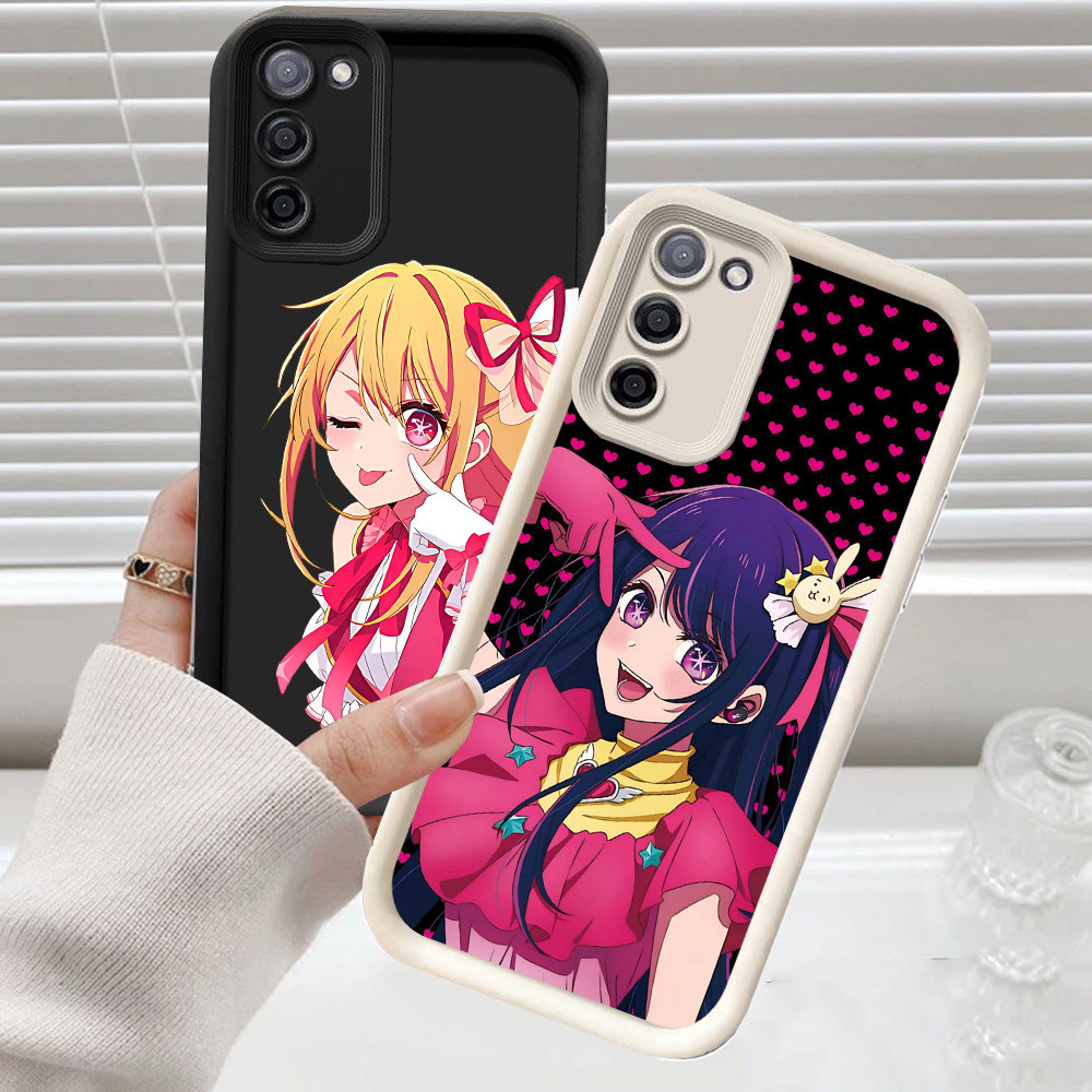 C-1 Oshi no Ko Hitam Putih Casing untuk OPPO A5 A5i Pro 2025 5G