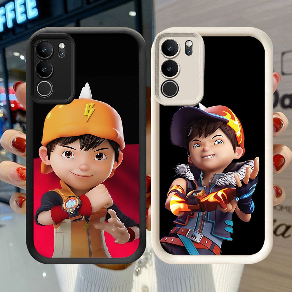 Murah Casing HP TPU Anti Gores VIVO Y19S Y200 Y300 V40 Lite Pro KR-2 Boboiboy