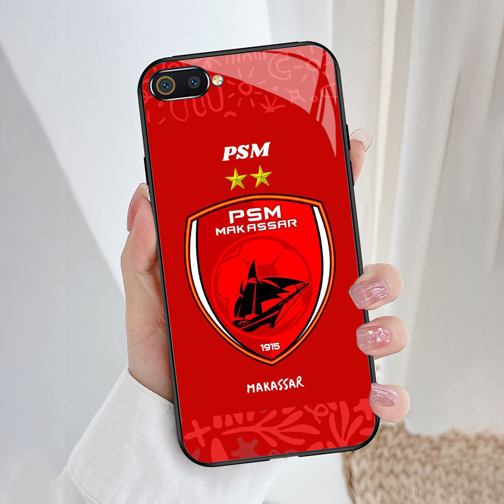 YE-48 PSM Makassar Casing ponsel kaca tempered Realme C2s C1 C2 2 Pro