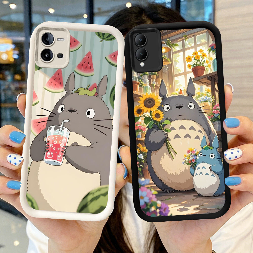 RR-27 Totoro Casing ponsel tipis VIVO Y03 Y18i Y18 Y27 V25E Y03t Y28s Y27s Y36 V25