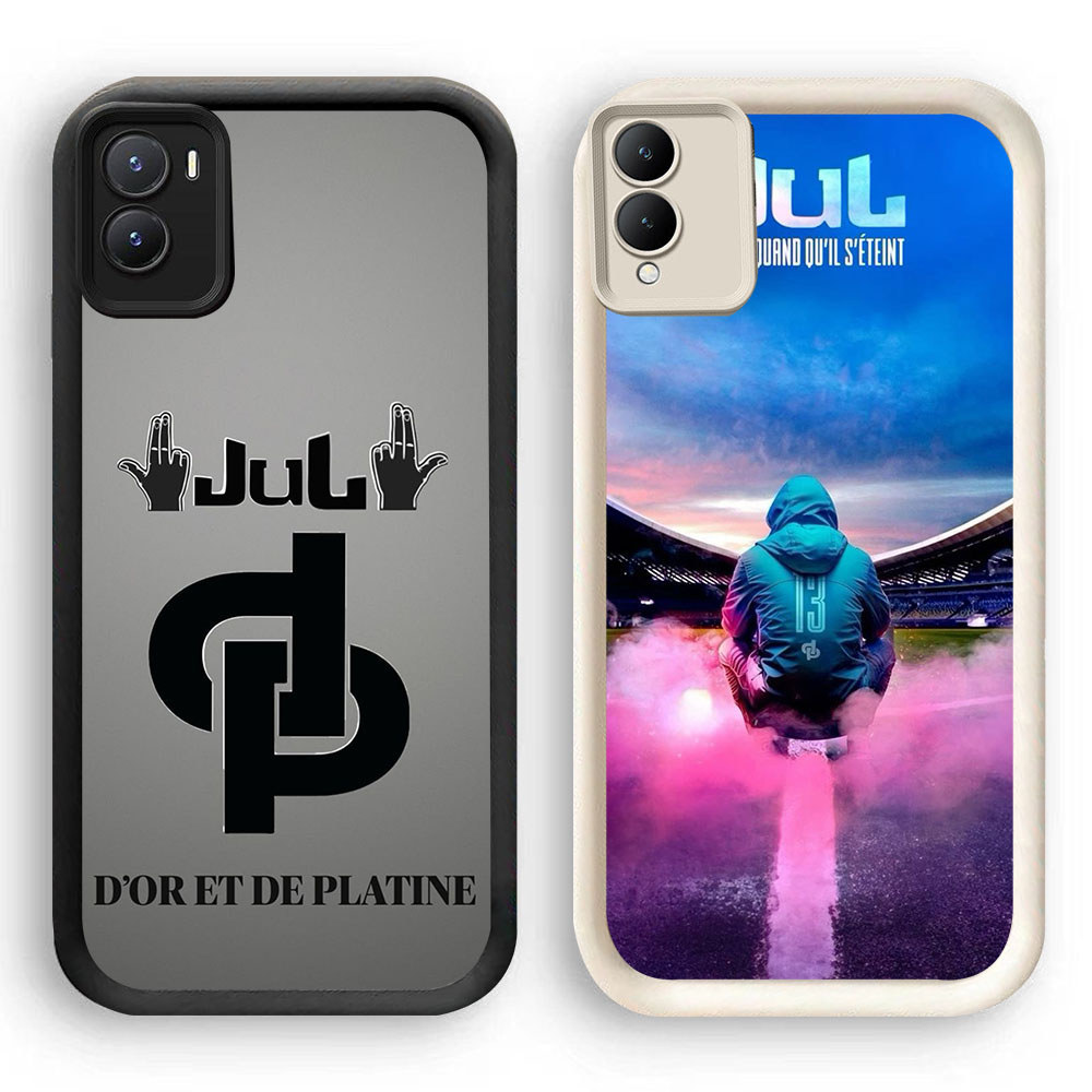 HR-99 Rapper JuL C'est Pas Des Lol Shockproof Casing untuk VIVO Y16 Y35 Z9 Y02S Y56 IQOO Y28 Y17S Z9