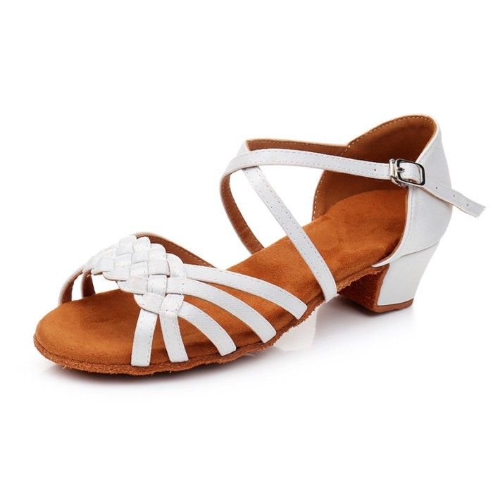 New Girls' Latin Dance Shoes Children's Soft soled Dance Shoes Girls' High heeled Dance Shoes Ballro