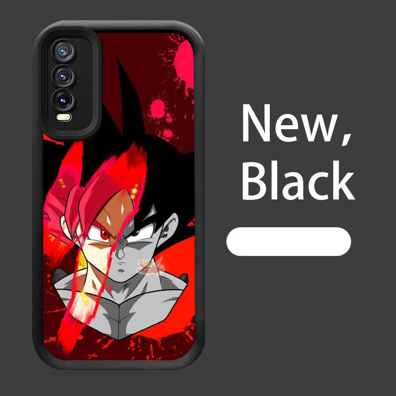 B-5 Dragon Ball Goku Casing untuk VIVO Y12s Y20 Y20i Y66 S1 Pro Y11s Y20s Silikon Case