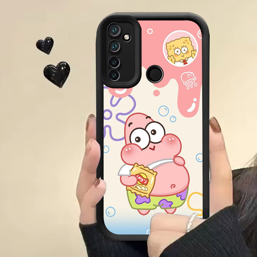 Casing untuk Realme Narzo 10 5 5i 10A 20A 5s 6i Case RR11 SpongeBob Patrick