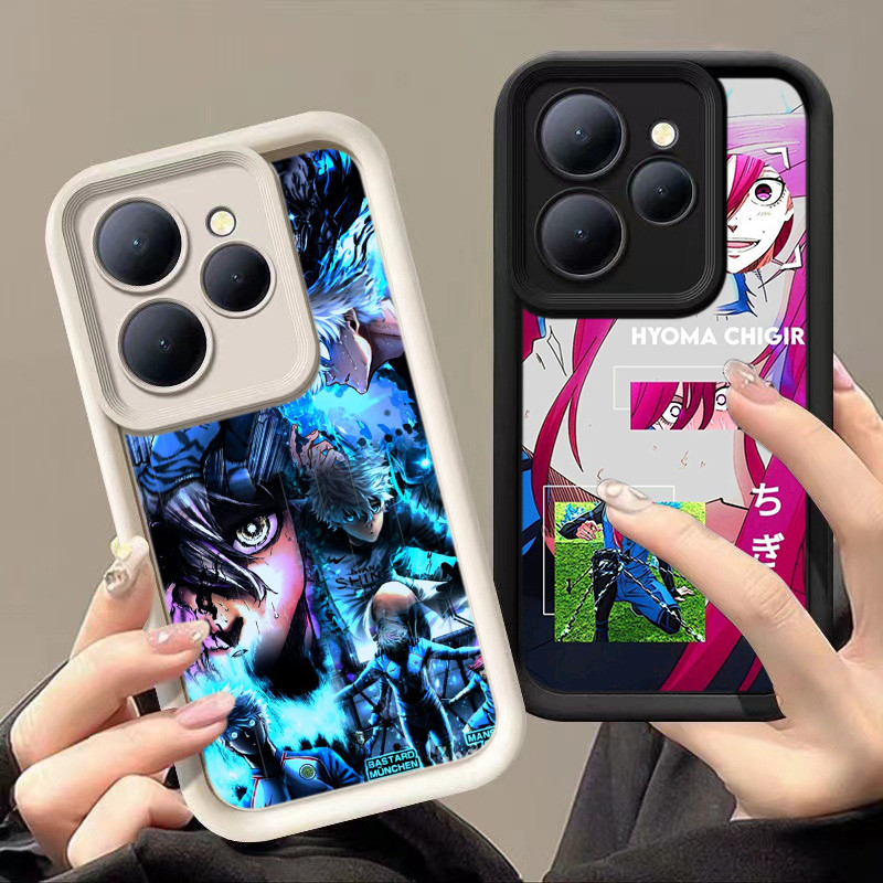 HA128 BLUE LOCK Anime Cartoon Untuk Infinix Casing hp Softcase Silikon Kasing untuk Infinix Smart 10