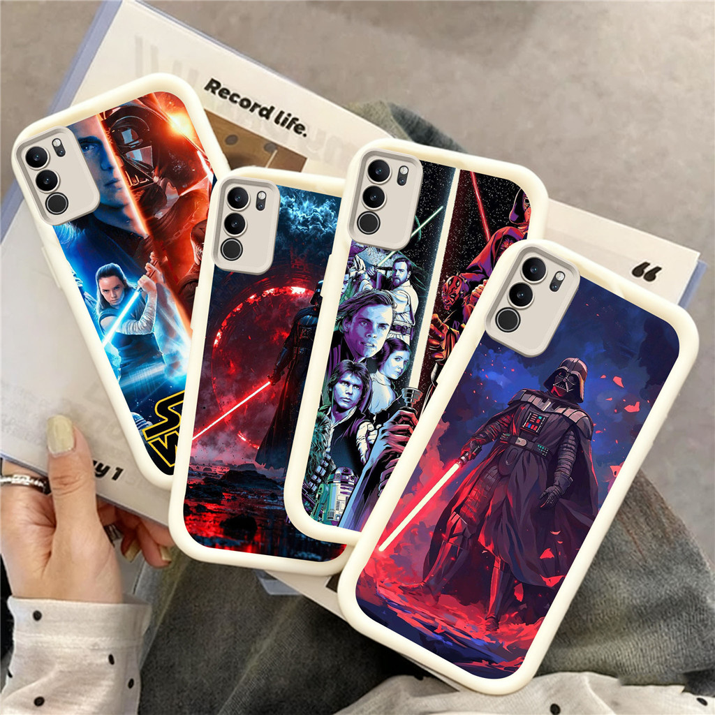 TB51 Star Wars Hp Plating Casing untuk Samsung A56 A20S A30 A03S A11 FE A10 A50 A20 A51 A50s A21S A7