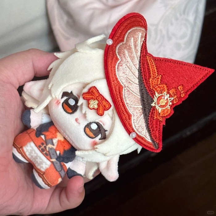 Genshin Impact Boneka 10Cm Asli Asli Boneka Periferal Doujin Atribut Koli Katun Asli