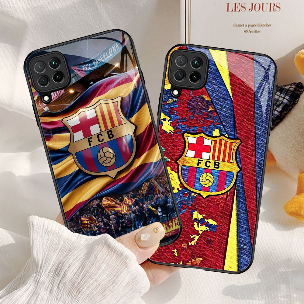 MM-1 Barcelona Casing ponsel kaca tempered Samsung A12 A22 M12 M32 5G