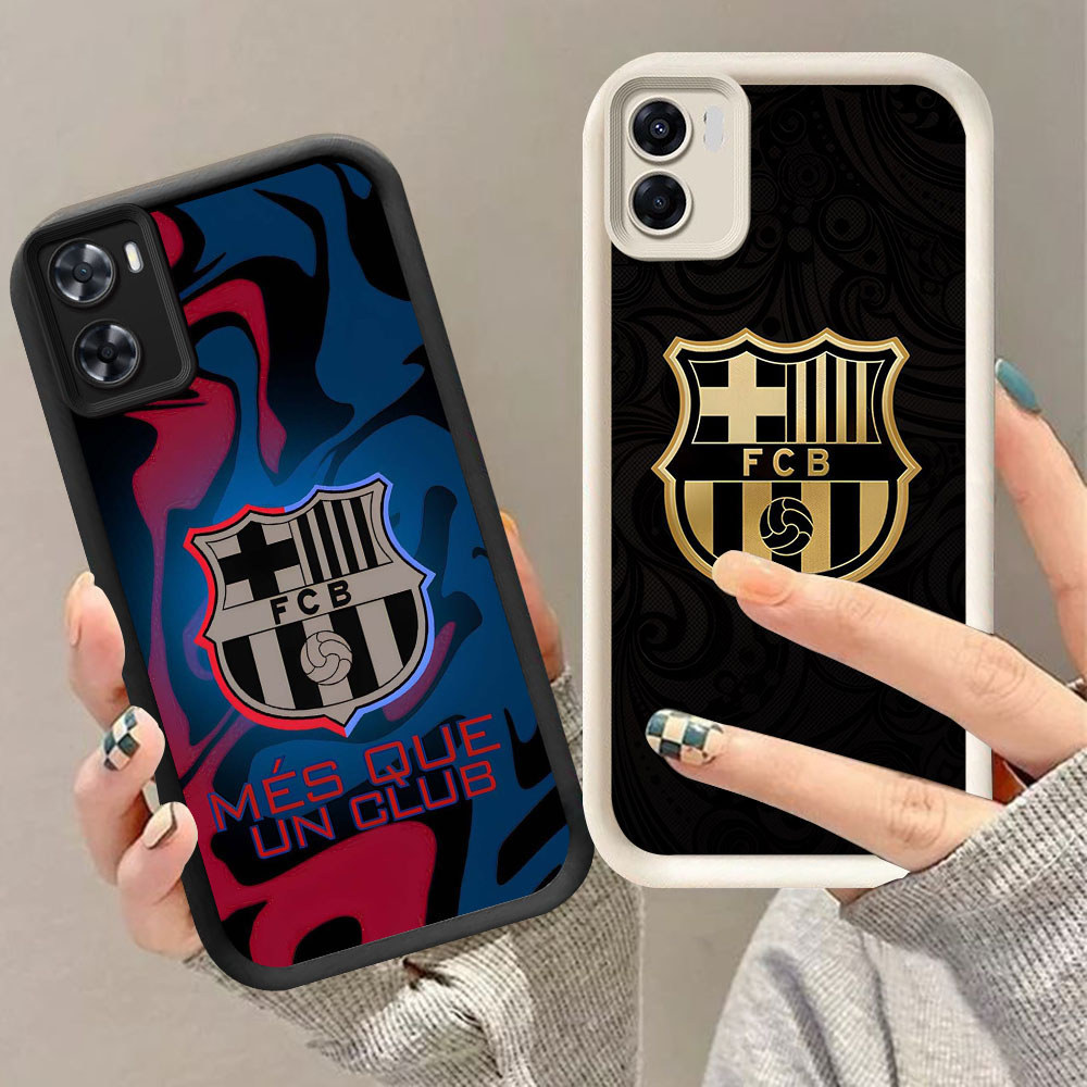 Casing HP TPU Anti Gores OPPO A57 A57e A36 A96 A77 A76 A77s A57s F5 YR-3 FC Barcelona