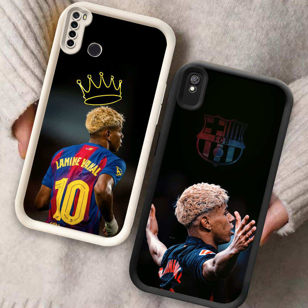 SM-64 Barcelona Lamine Yamak 10 Murah Casing HP TPU Anti Gores Xiaomi Redmi Note 5 6A 7 9A A5 9T Poc