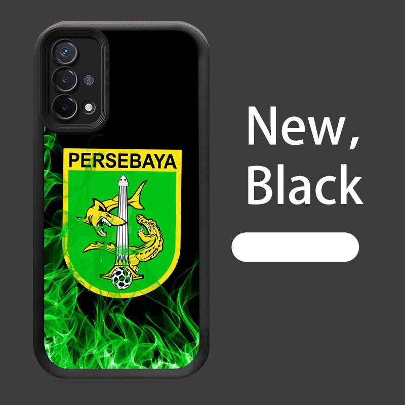 B-9 PERSEBAYA Casing untuk OPPO A93 A16E F17 Reno 4 Lite 4F A16K Pro Silikon Case