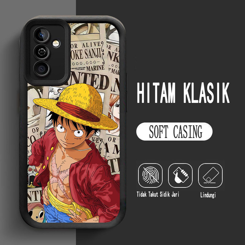 Casing untuk Samsung A53 A52 A52S A72 A73 5G Lembut L-19 One Piece Luffy