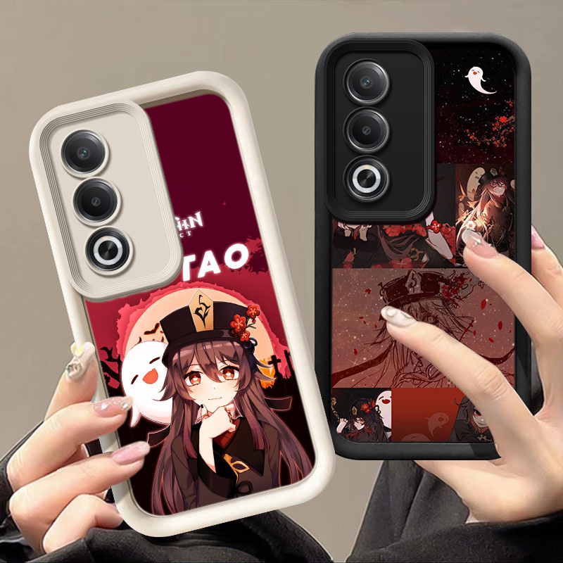 HA28 Game Genshin Impact Hu tao Untuk Vivo Casing hp Softcase Silikon Kasing untuk Vivo Y100 Y22 Y22