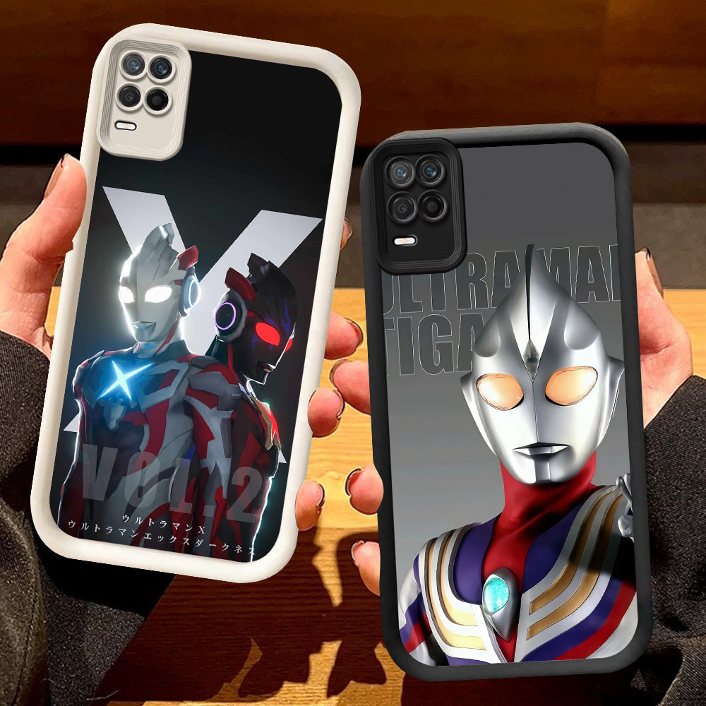 TF-32 Ultraman Murah Casing HP TPU Anti Gores Realme 8 8S 12 C67 V13 Q3 Narzo 30 Lite Pro