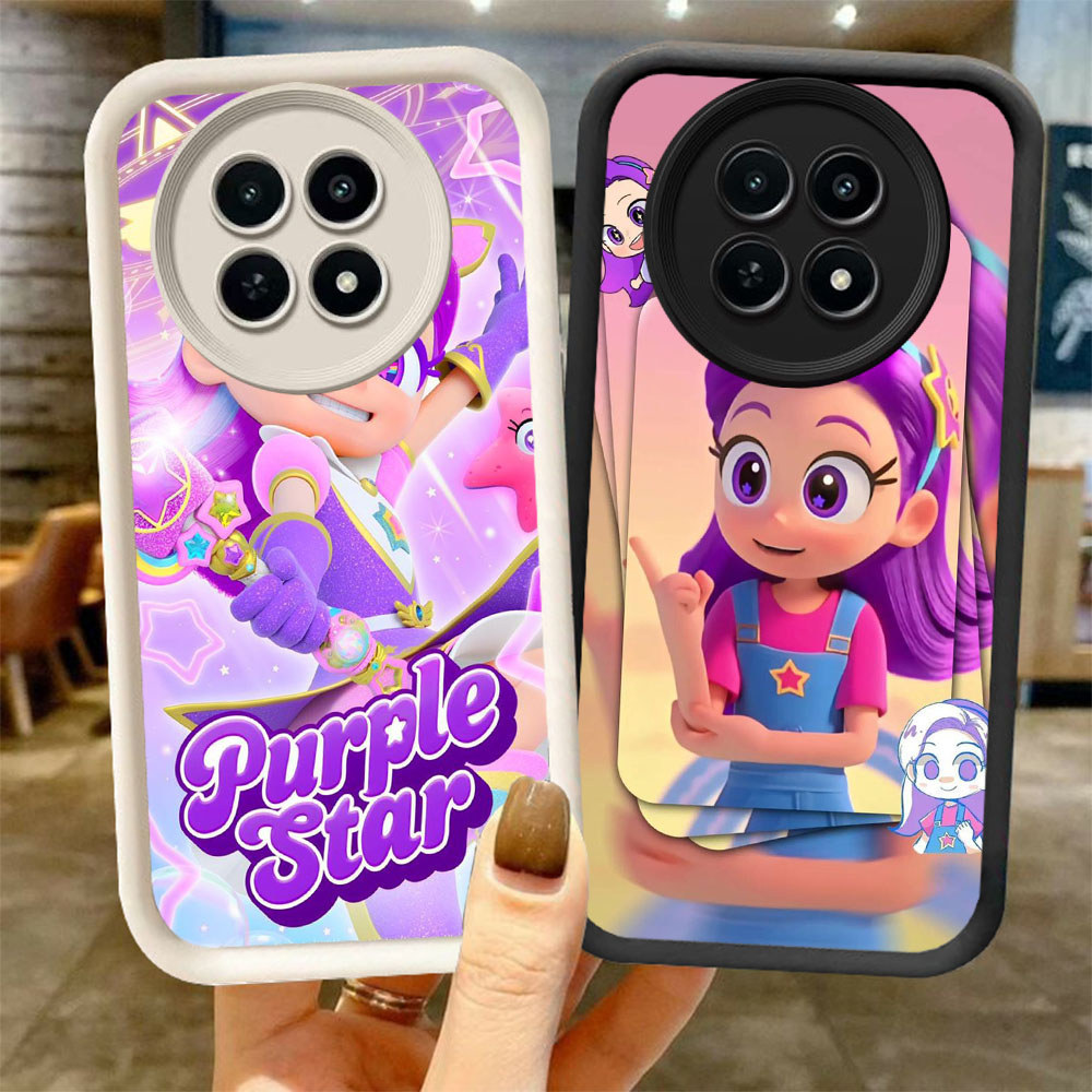 YW-58 Rainbow Bubblegem Casing ponsel tipis Realme C65 13 12 12X Plus Pro Lite 5G