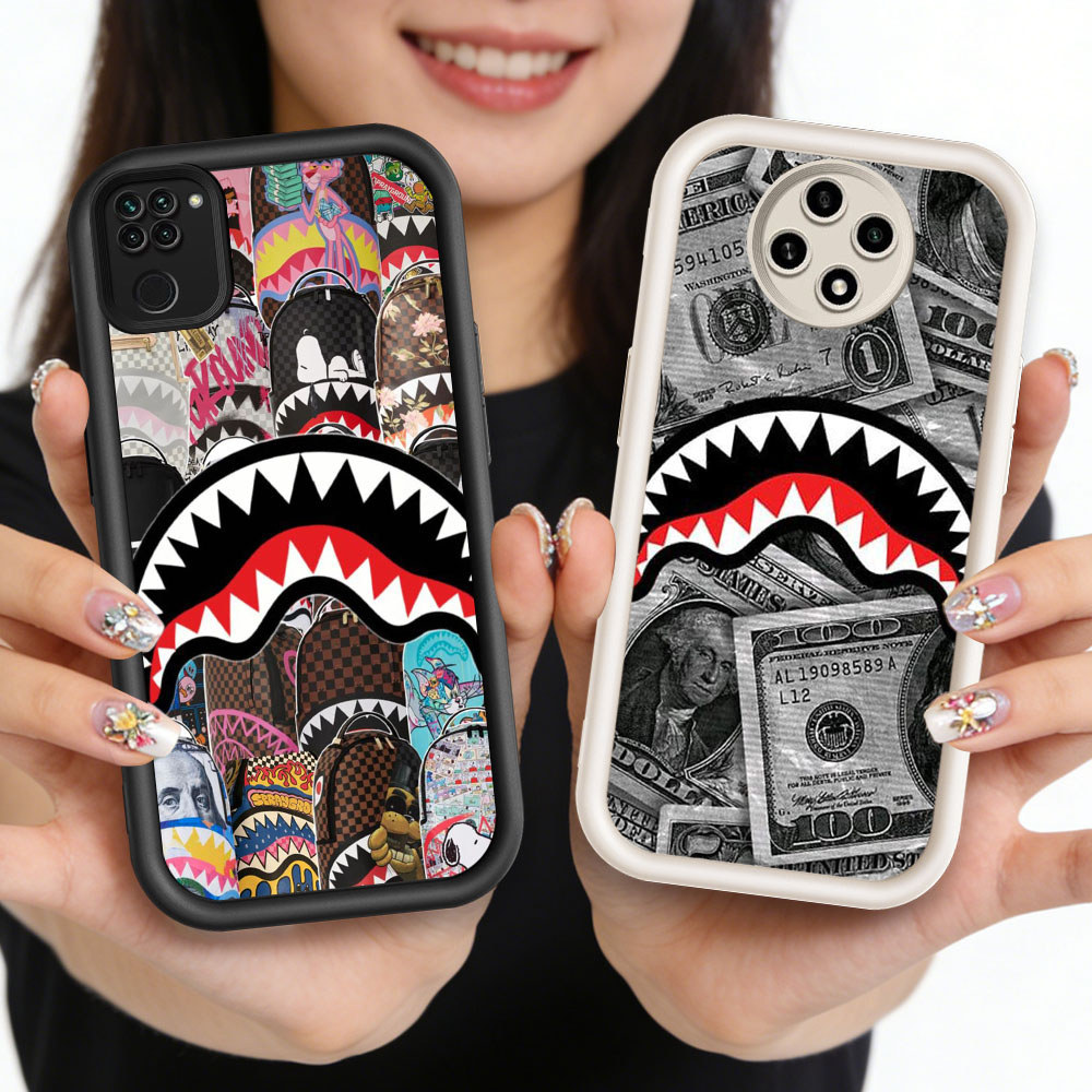 TT-32 BAPE Casing ponsel tipis Xiaomi Redmi Note 9S 8 9 Pro Max