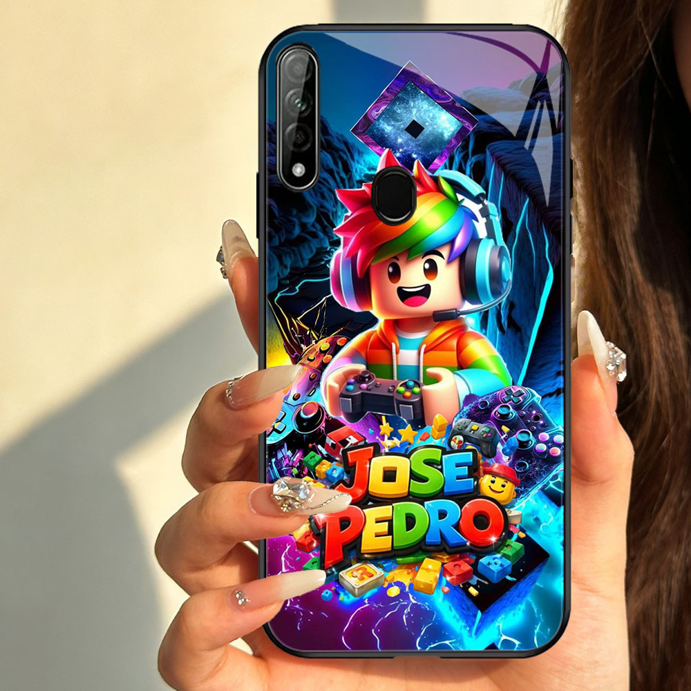 TT-75 Roblox Noob Casing hp kaca OPPO A53 A33 A53S A32 A31 2020