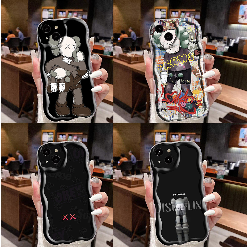 Casing Hp OPPO A53 A33 2020 A58 A78 A76 A36 A39 A94 A79 A92 A52 A72 A92S A53s Transparent wavy Kasus