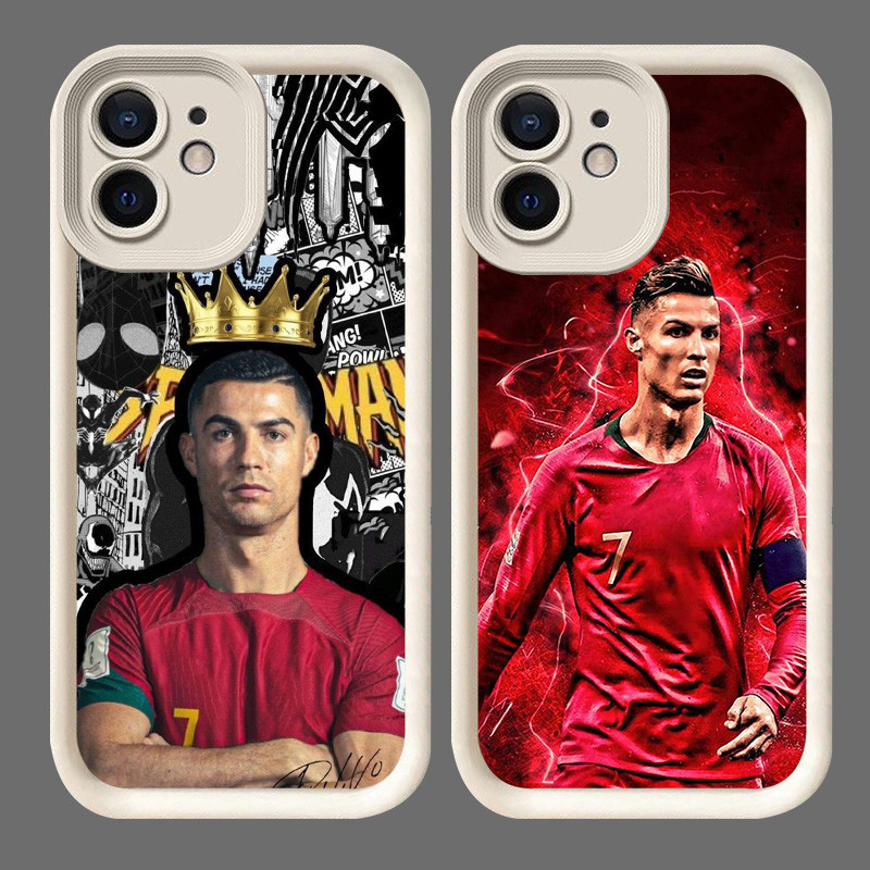 U-16 Ron_aldo King Casing untuk iPhone 11 6s 6 12 Mini Pro Max Plus Kasus Pelindung