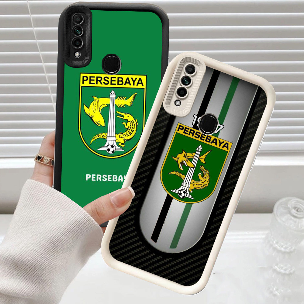 C-44 Surabaya Persebaya Hitam Putih Casing untuk OPPO A31 Reno 3 F15 A91 2020