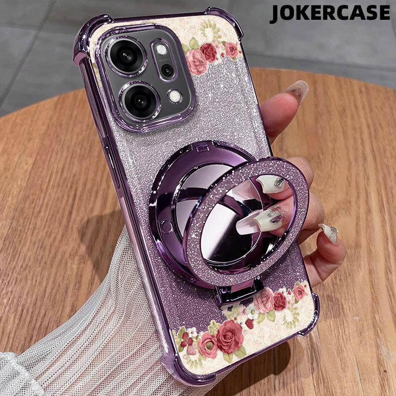 Case Realme 5i C17 C63 Note 60 C71 C75 Braket Cermin Untuk Case Realme 7i C2 C11 C20 C53 Glitter Car