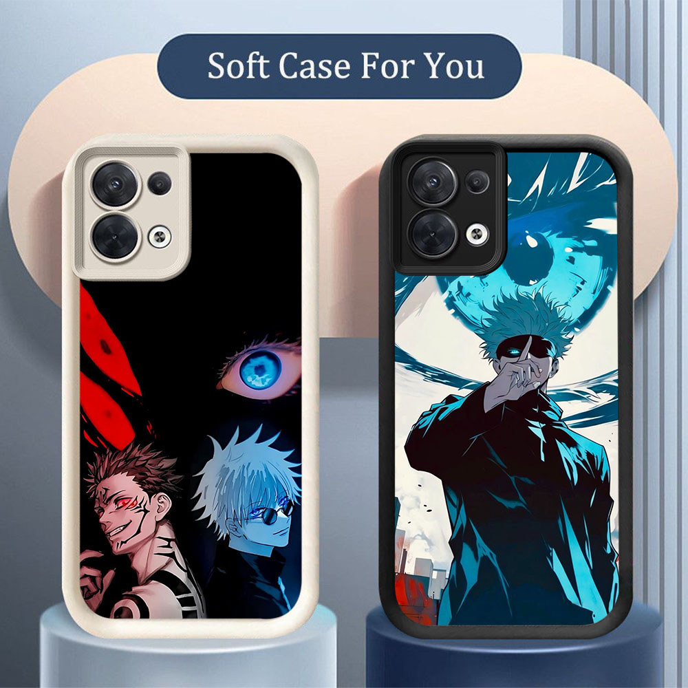 Casing HP TPU Anti Gores Realme 5 5s 5i 6i C2 C2s 14X C71 C73 Narzo 10A 10 20A YR-34 Gojo Satoru
